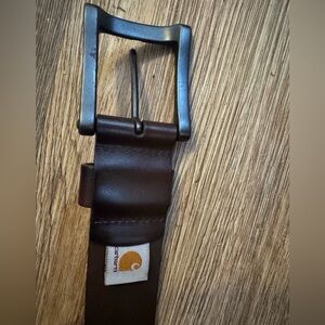 Carhartt Dark Brown Leather Belt 44